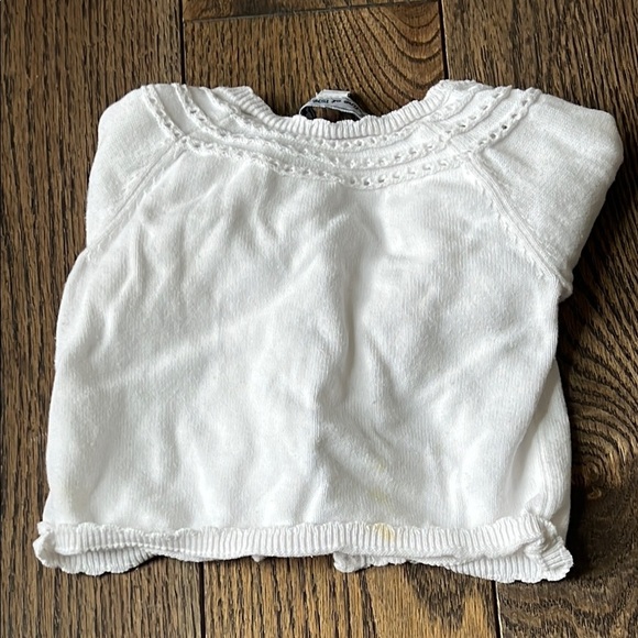 Tartine et Chocolat White Knit Sweater 9-12 months 1 A baby beautiful detail - Picture 7 of 9